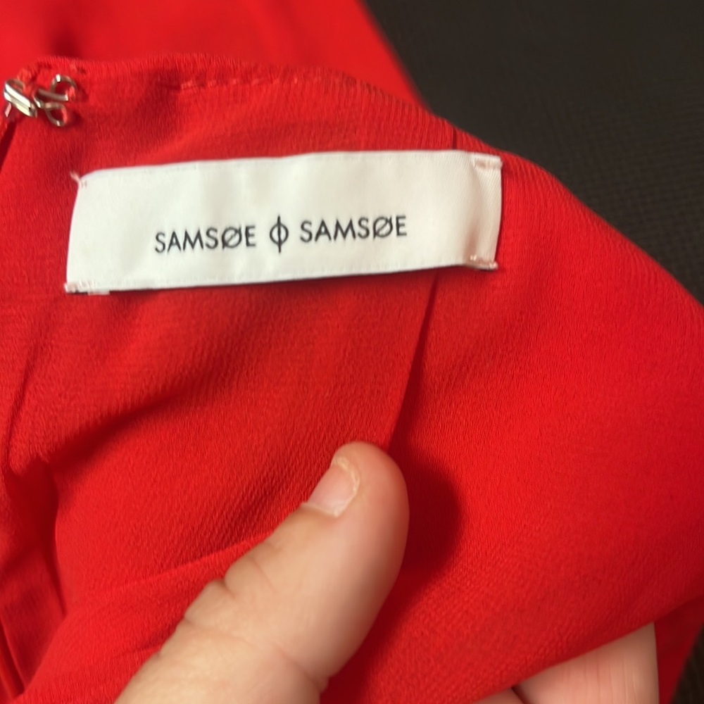 Gorgeous‎ Red Samsoe Samsoe Dress size M - Picture 4 of 4